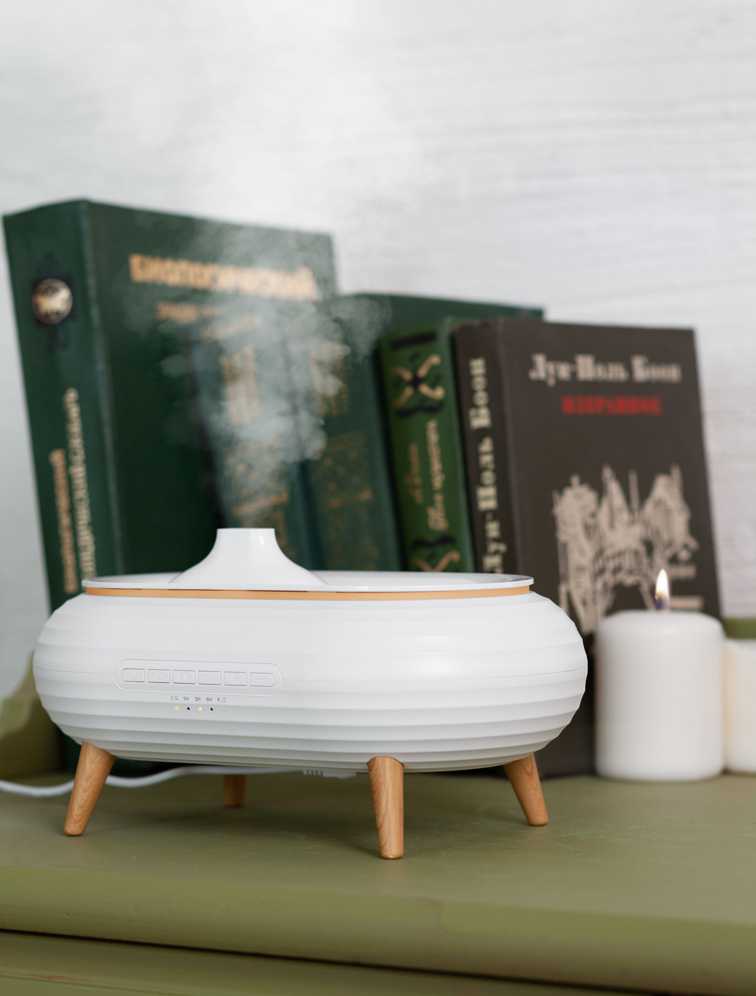 Увлажнитель воздуха "Smart Air" с bluetooth-колонкой, мелодиями и релаксирующими шумами, с подсветкой и ароматизатором Увлажнитель воздуха "Smart Air" с bluetooth-колонкой, мелодиями и релаксирующими шумами, с подсветкой и ароматизатором