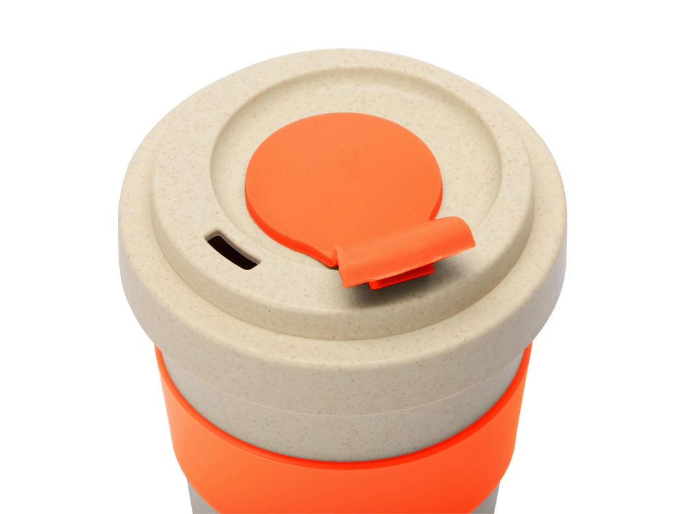 Стакан из пшеничного волокна Flava, оранжевый 021C