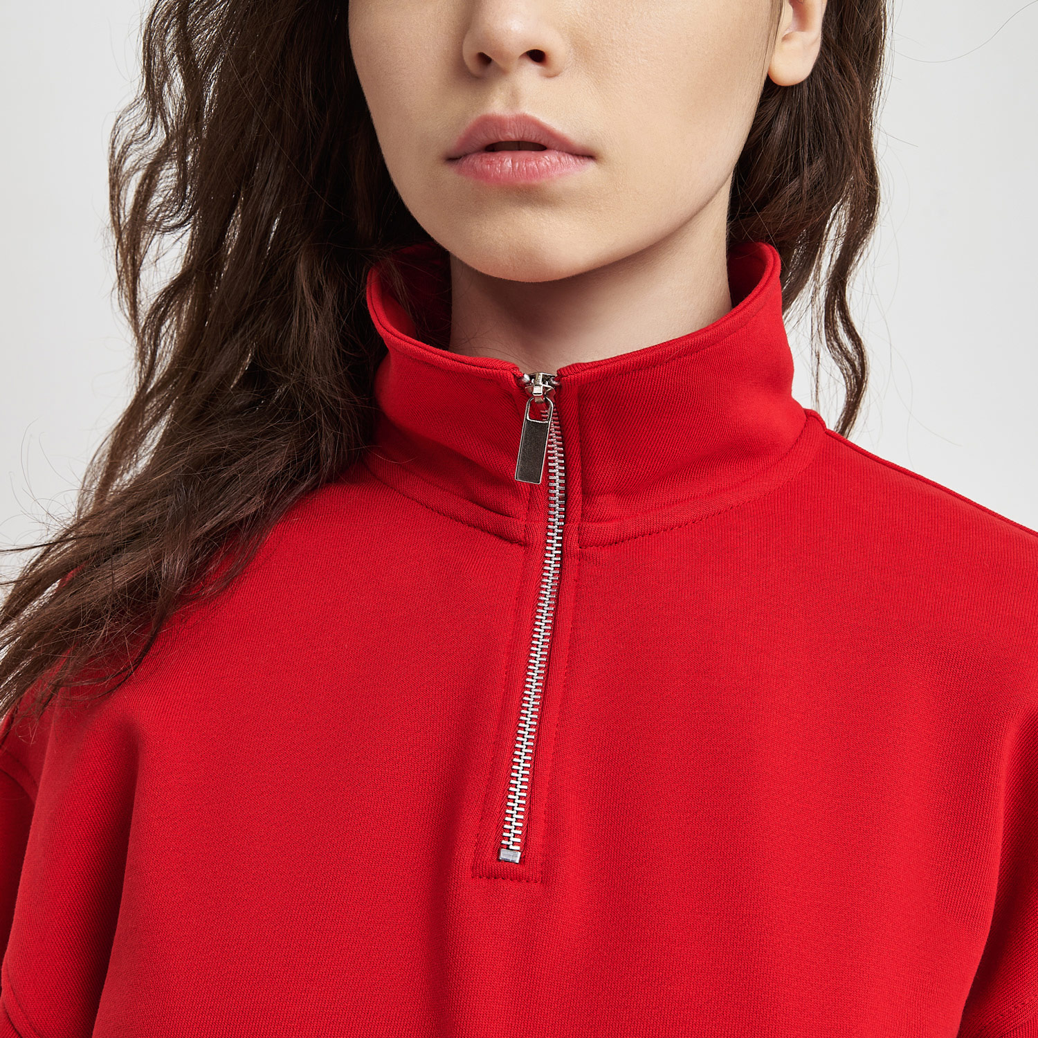 Толстовка на молнии унисекс Флоу (Flow), красная, размер 5XL/6XL Толстовка на молнии унисекс Флоу (Flow), красная, размер 5XL/6XL