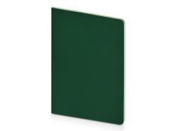 Бизнес-тетрадь А5 Pragmatic Contrast, 40 листов в клетку, темно-зеленый с салатовым срезом