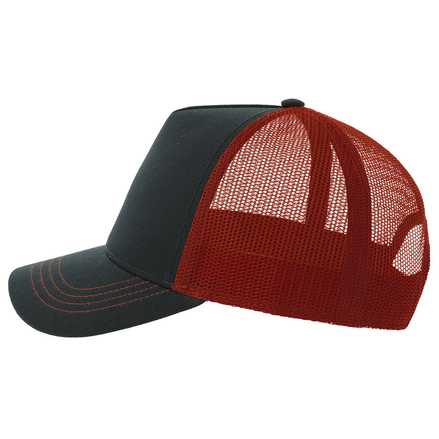 Бейсболка RAPPER CANVAS-S, 5 клиньев, пластиковая застёжка