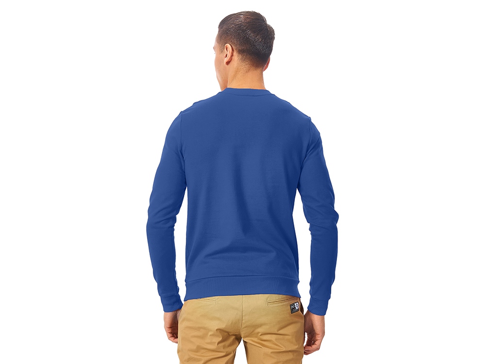 Свитшот Motion унисекс с начесом, классический синий Свитшот Motion унисекс с начесом, классический синий