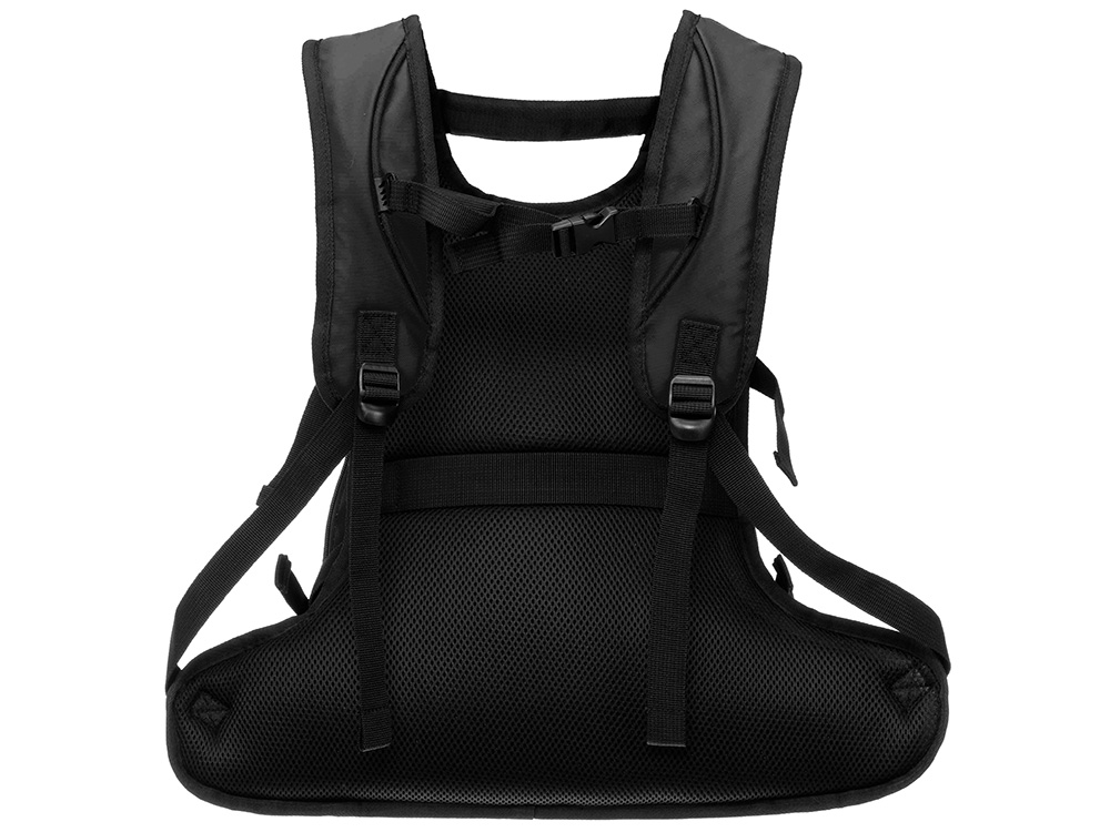 Рюкзак TORBER Mobi, черный, полиэстер 900D с PU покрытием, 45 х 32 х 20 см