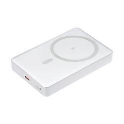 Внешний аккумулятор Atlantis PD Plus 10000mAh с функцией беспроводной зарядки 15W, серебряный