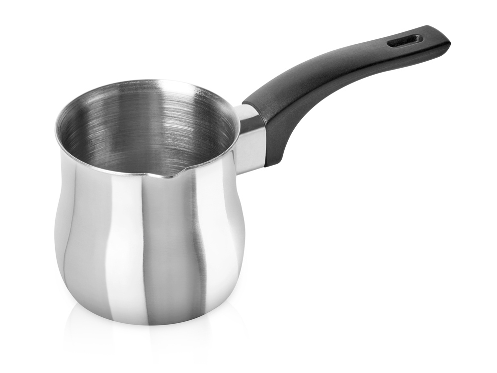 Подарочный набор с туркой, кофе и термокружкой, серый