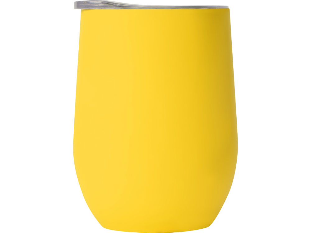 Термокружка Sense Gum soft-touch, 370мл, желтый