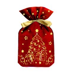 №1009 МЕШОЧЕК ЕЛОЧКА (красный) 1000 грамм ВИП новогодний подарок