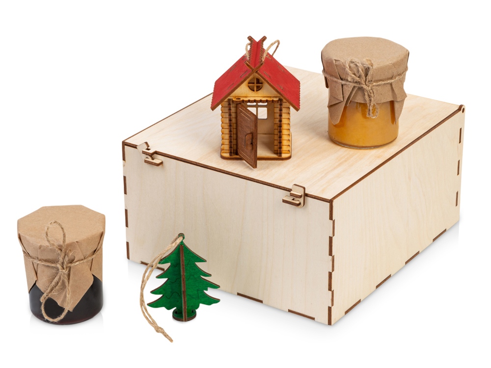 Подарочный набор Decoration Deluxe 2.0 с двумя видами варенья, натуральный
