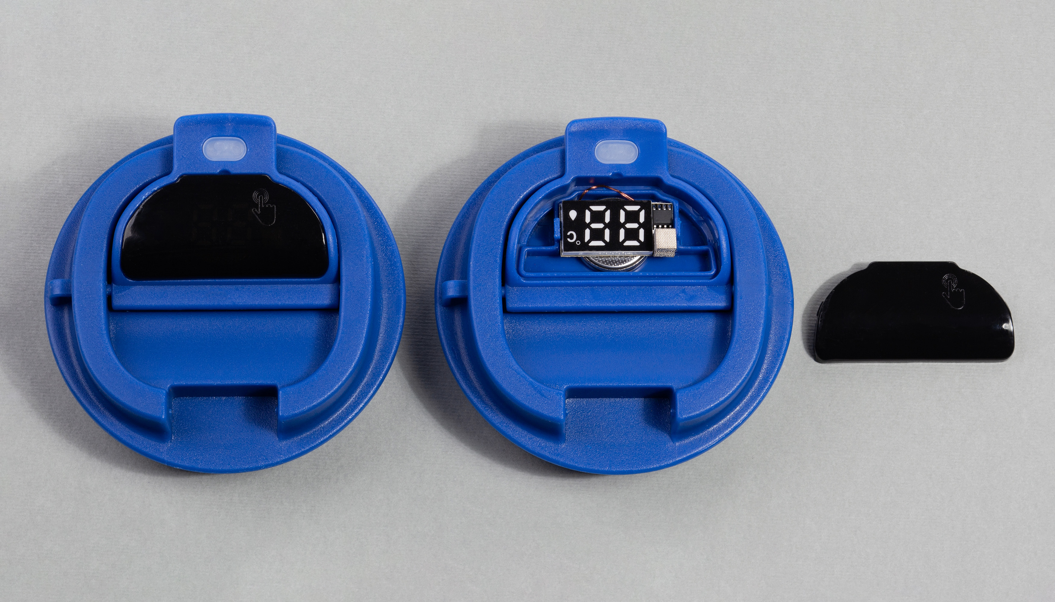 Термостакан "Legend_Волны" 390 мл с индикацией температуры, покрытие пудра Термостакан "Legend_Волны" 390 мл с индикацией температуры, покрытие пудра