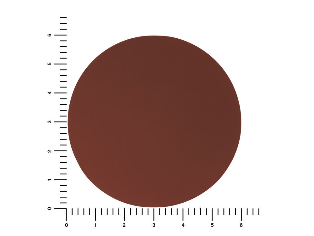 ПАТЧ КРУГ soft-touch (коричневый ) 6,0 х 6,0 см