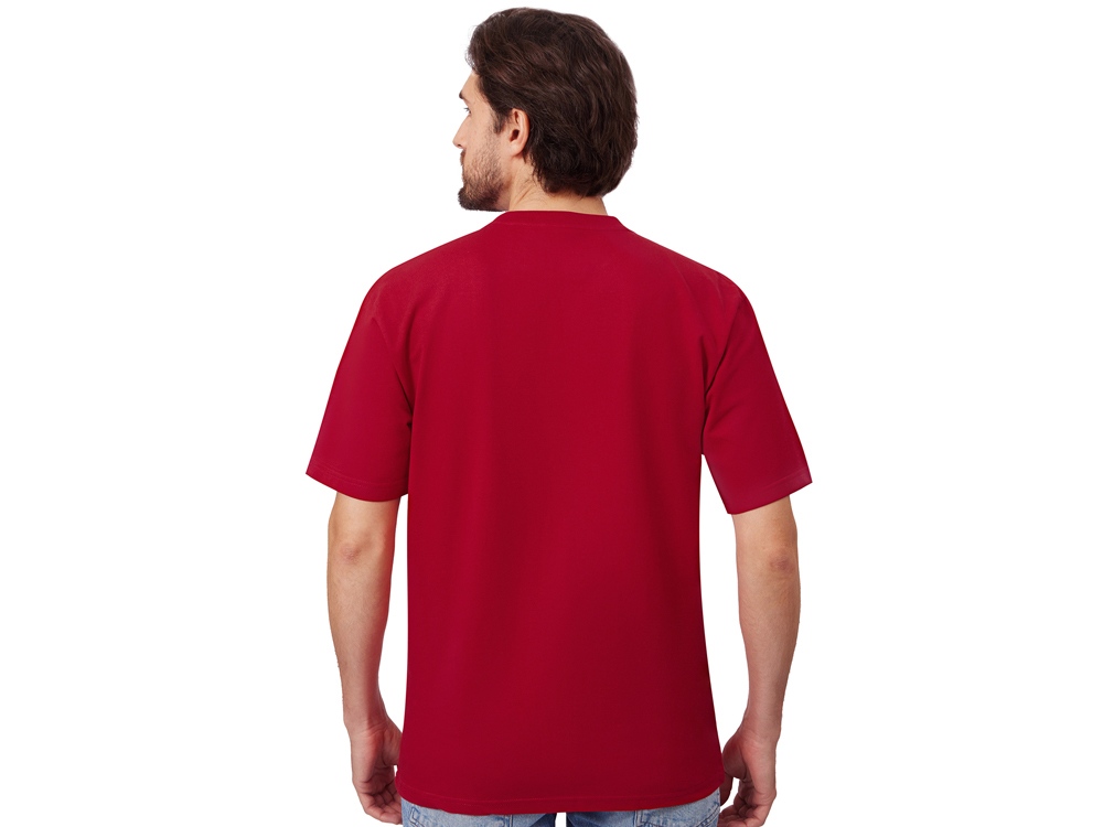 Футболка из френч терри Warsaw унисекс 220гр, красный