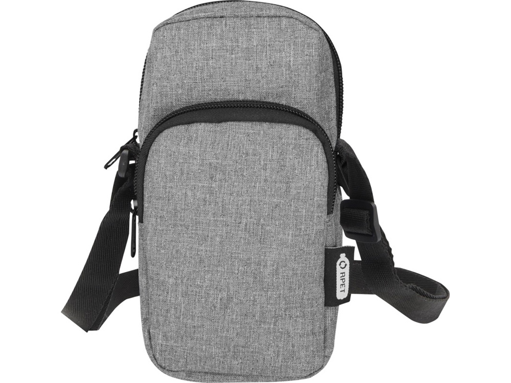 Сумка для телефона Ross из переработанного материала, серый яркий