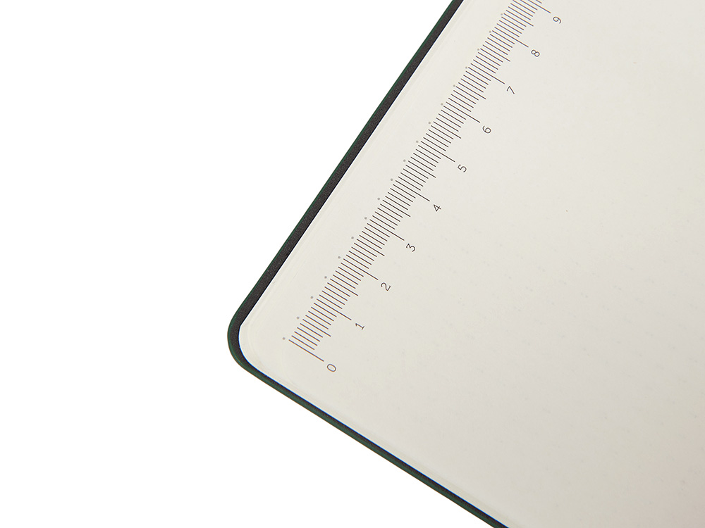 Блокнот А5 в гибкой обложке Chaplin, зеленый