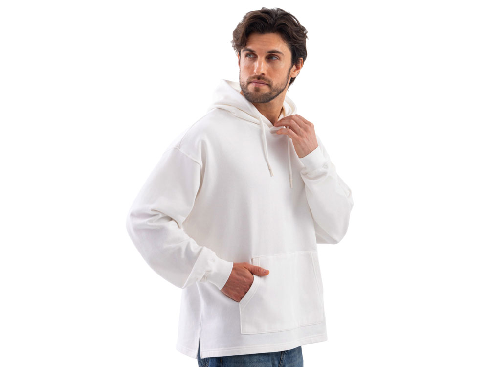 Худи оверсайз Alpha.01 унисекс, молочный