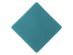 ПАТЧ РОМБ nubuk (голубой) 7,6 х 7,6 см