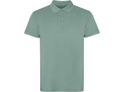 Рубашка поло Cobain унисекс, сине-зеленый выстиранный Рубашка поло Cobain унисекс, сине-зеленый выстиранный