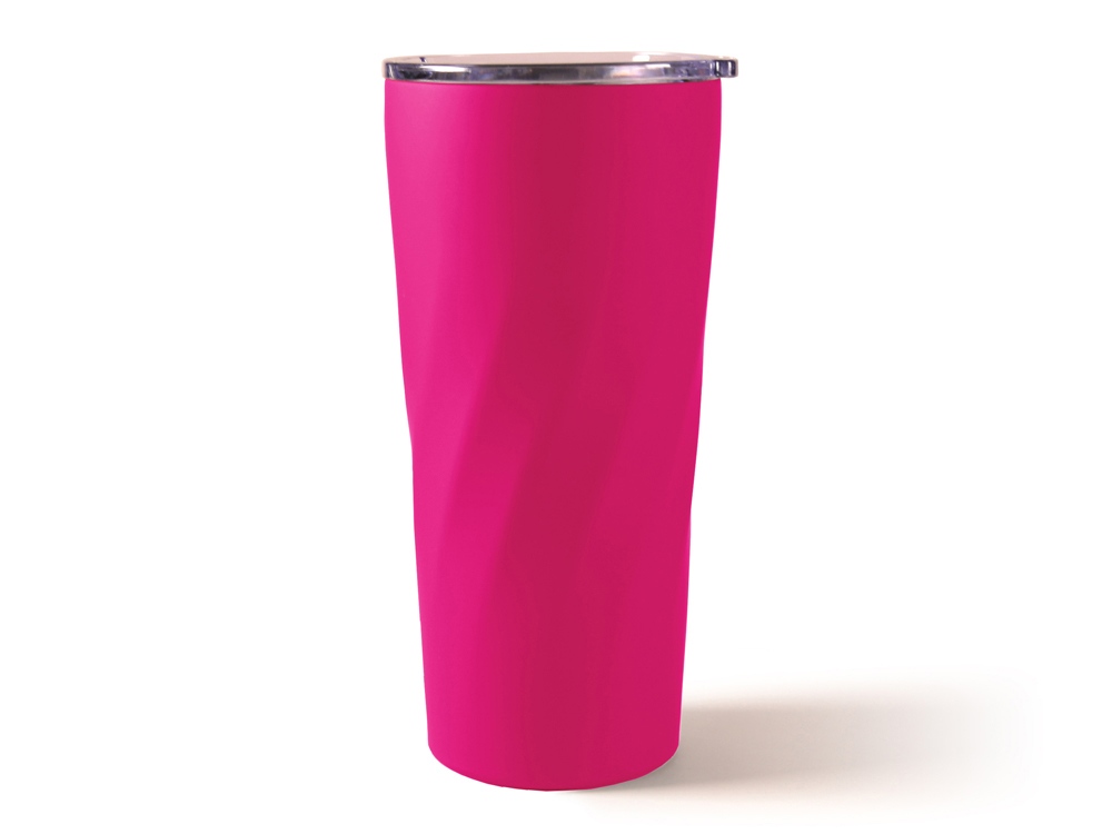 Подарочный набор FAMILY с термосом и термокружкой, розовый