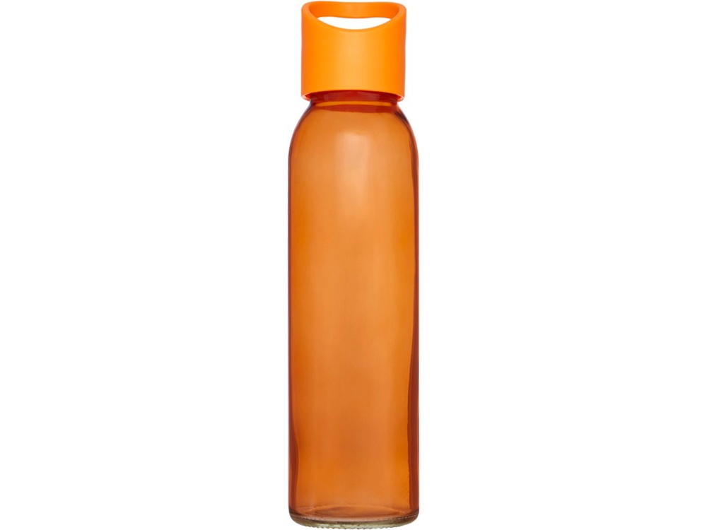 Спортивная бутылка Sky из стекла объемом 500 мл, оранжевый