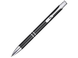 Шариковая ручка Moneta из переработанного алюминия - сплошной черный