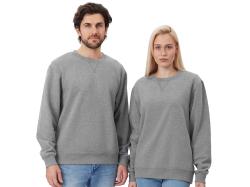 Свитшот Lisbon унисекс, серый меланж Свитшот Lisbon унисекс, серый меланж