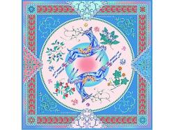 Платок Северное сияние