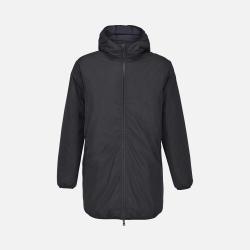 Куртка-парка унисекс Reverse, черная Куртка-парка унисекс Reverse, черная