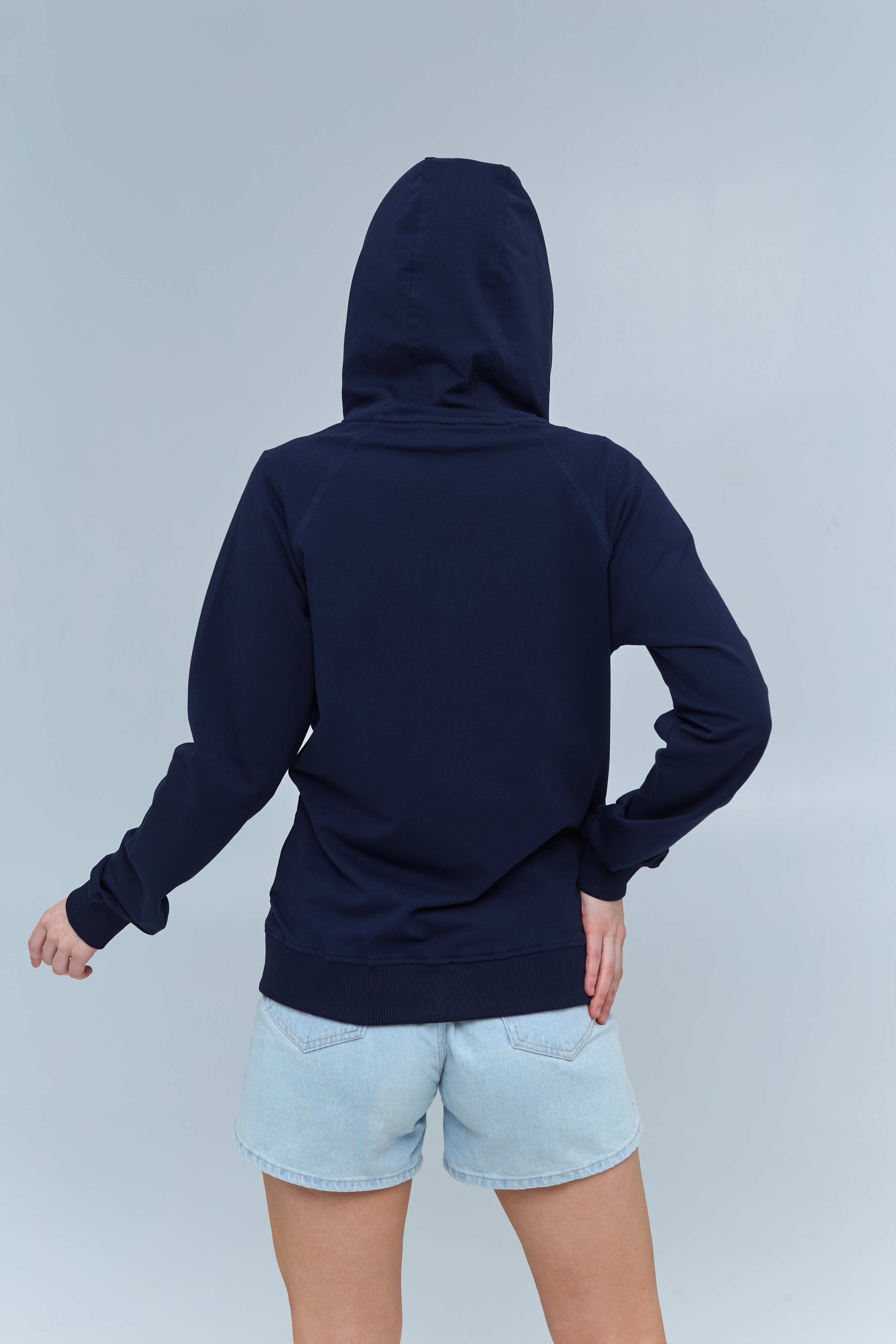 Толстовка женская STAN с капюшоном на молнии футер без начёса, 260, 61W