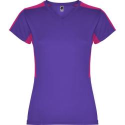 Спортивная футболка SUZUKA женская, ЛИЛОВЫЙ/ТЕМНО-РОЗОВЫЙ S