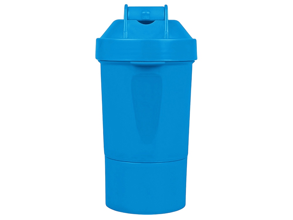 Шейкер для спортивного питания Level Up, голубой