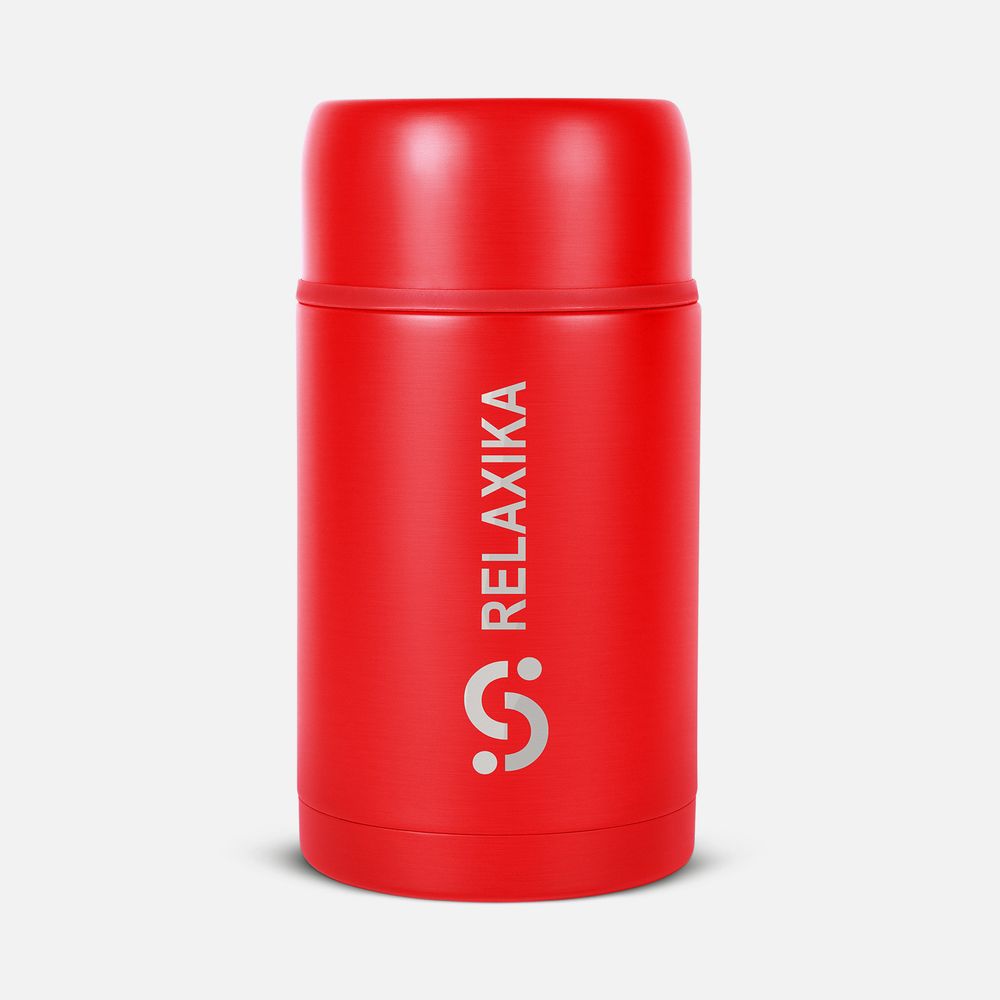 Термос для еды Relaxika 1000, красный