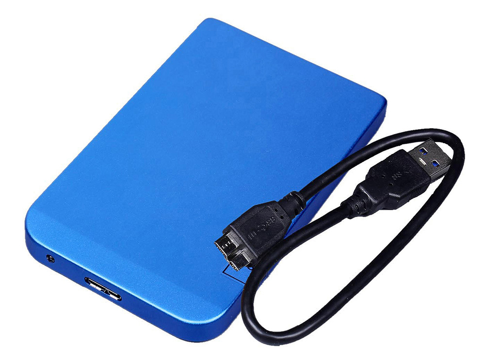 Внешний жесткий диск Saturn 1 Тб, синий