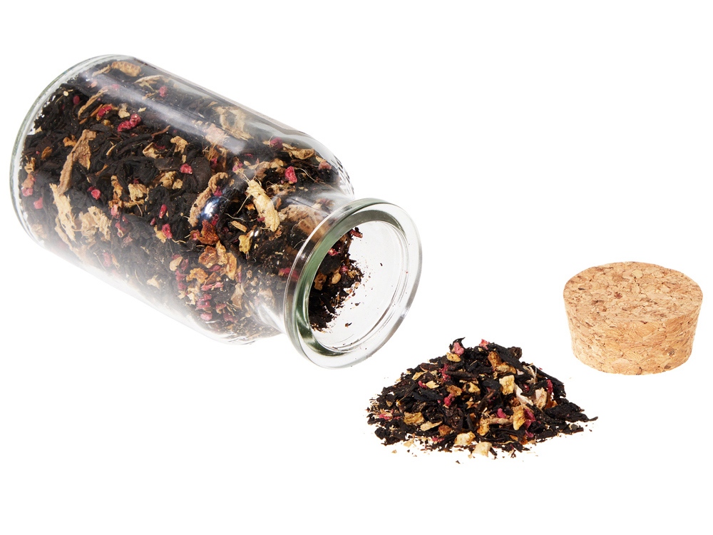 Сокочай чёрный Имбирь, Апельсин и Малина,  50 г.