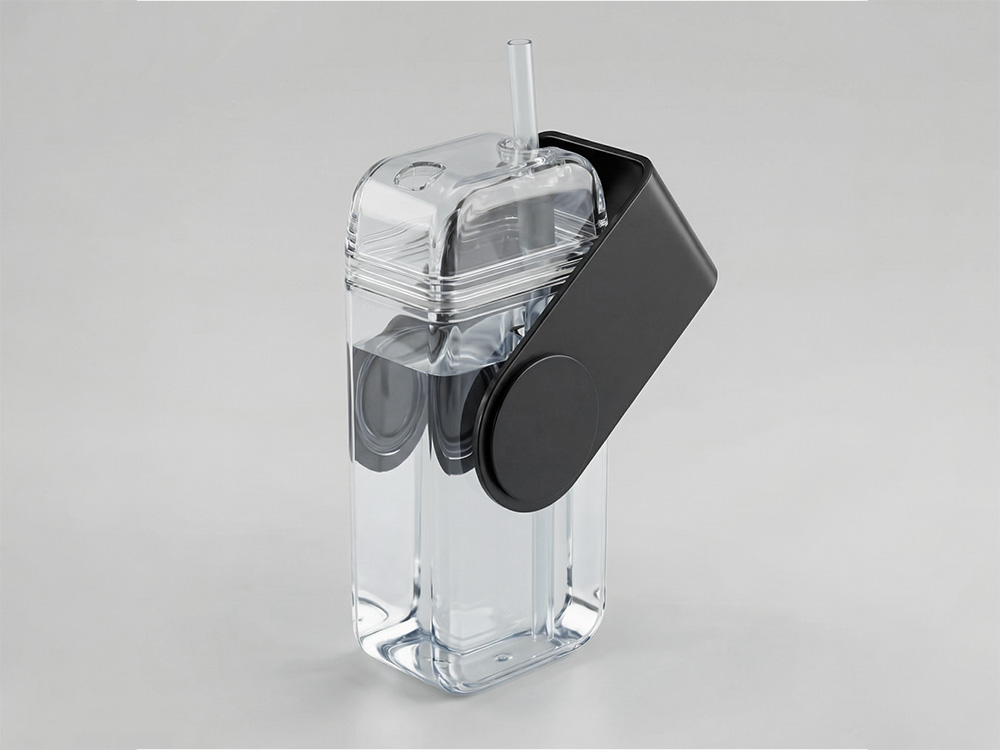 Бутылка для воды JUICY DRINK BOX, черный