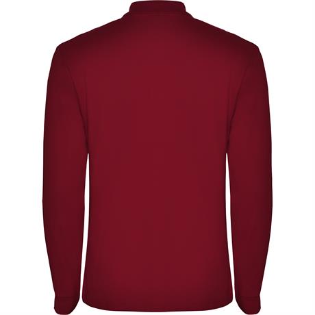 Футболка поло ESTRELLA L/S мужская, ГРАНАТОВЫЙ L