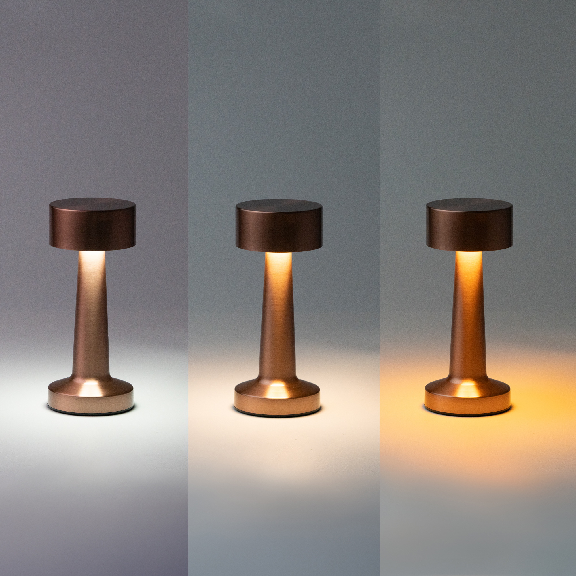 Настольная лампа REIKI cо встроенной батареей, черный