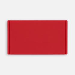 Лейбл из ПВХ Dzeta, M, красный