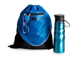 Подарочный набор с солнцезащитными очками и бутыкой для воды Summerheat, синий