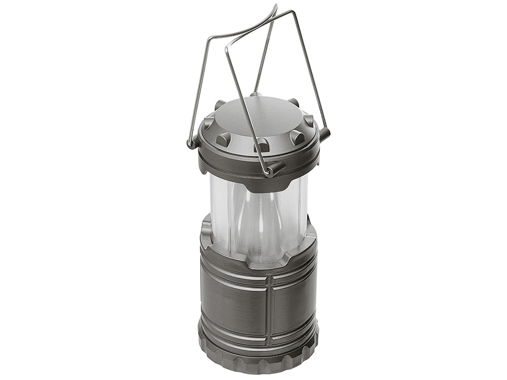 Туристический фонарь с эффектом пламени Beacon, серый