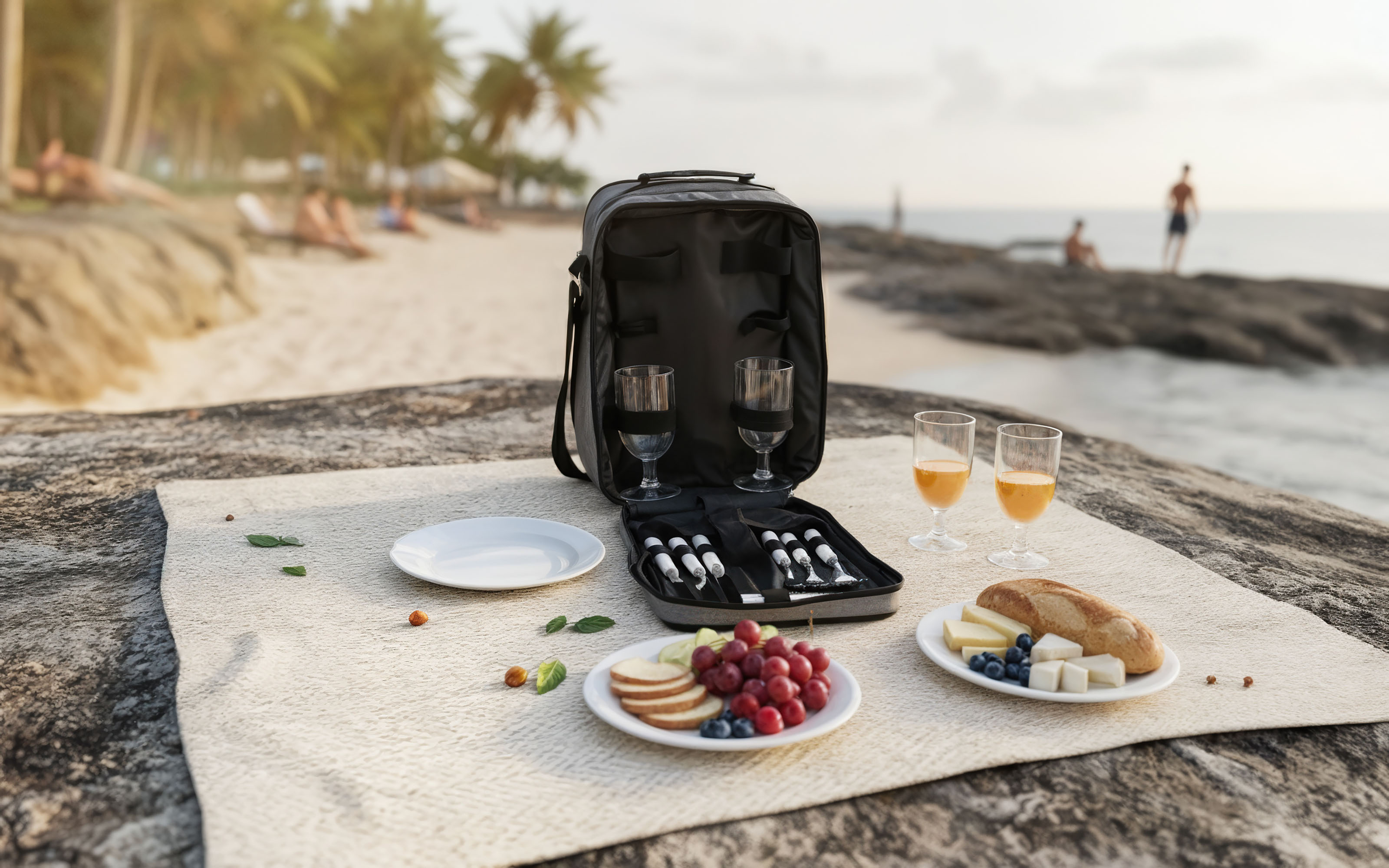 Набор для пикника "Эквадор" на 4 персоны с холодильным отделением Набор для пикника "Эквадор" на 4 персоны с холодильным отделением