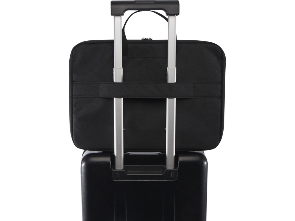 Эко- чехол для ноутбука Libra 2 в 1 из переработанного пластика, древесный уголь