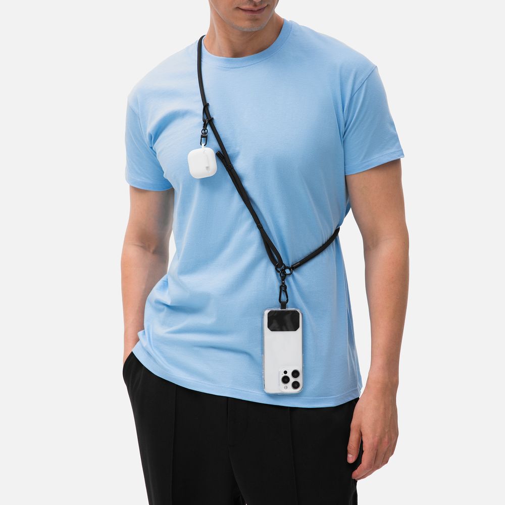 Шнурок для телефона OmniHold, черный