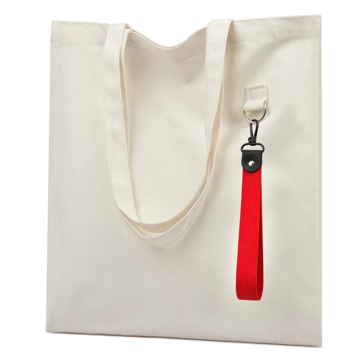 Сумка для покупок LUMISSA 325 г/м² с ремувкой, натуральный/красный