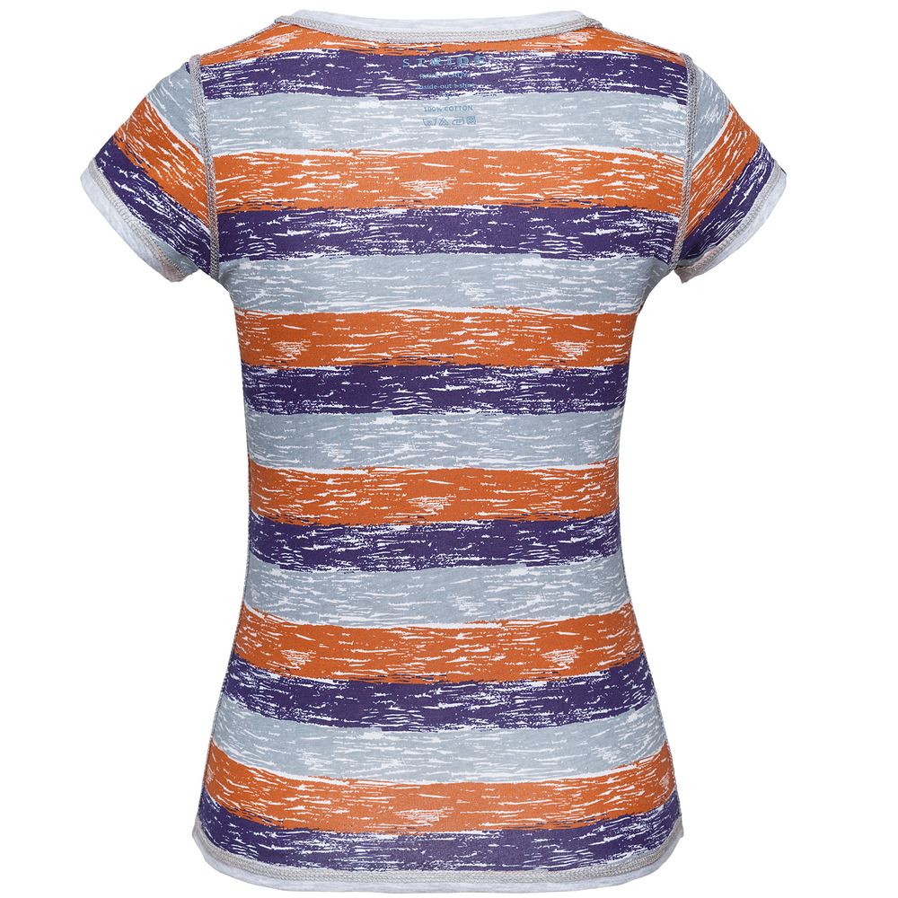 Футболка женская Rayet Lady двусторонняя, оранжевая с фиолетовым Футболка женская Rayet Lady двусторонняя, оранжевая с фиолетовым