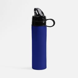 Складная бутылка для воды Langfossen, синяя Складная бутылка для воды Langfossen, синяя