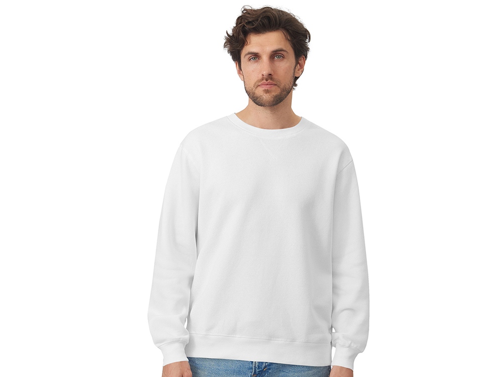 Свитшот Lisbon унисекс, белый