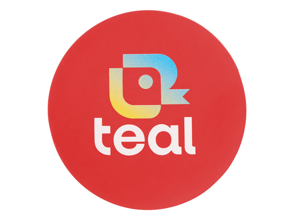 ПАТЧ КРУГ soft-touch (красный) 6,0 х 6,0 см