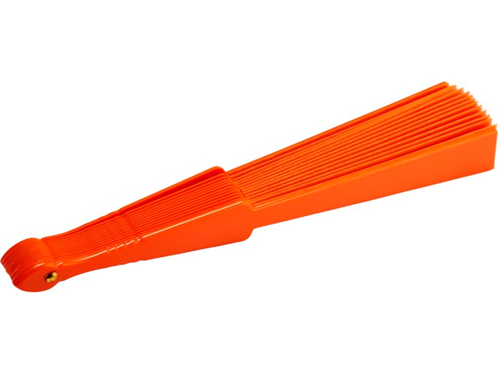 Складной ручной веер Maestral в бумажной коробке, оранжевый