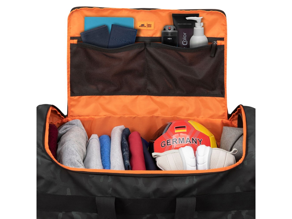 RIVACASE 7643 navy camo 60L дорожная сумка /12