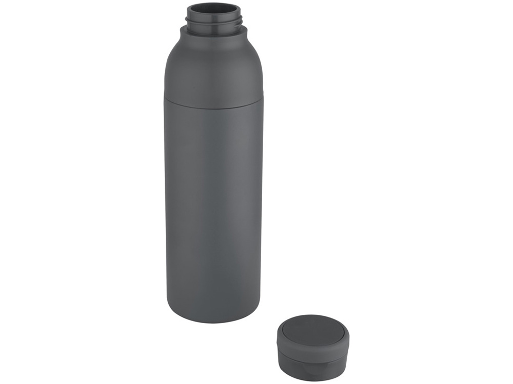 Illuminate бутылка-термос для воды с двойными стенками объемом 650 мл из переработанной нержавеющей стали, сертифицированной по стандарту RCS - Twilight Grey