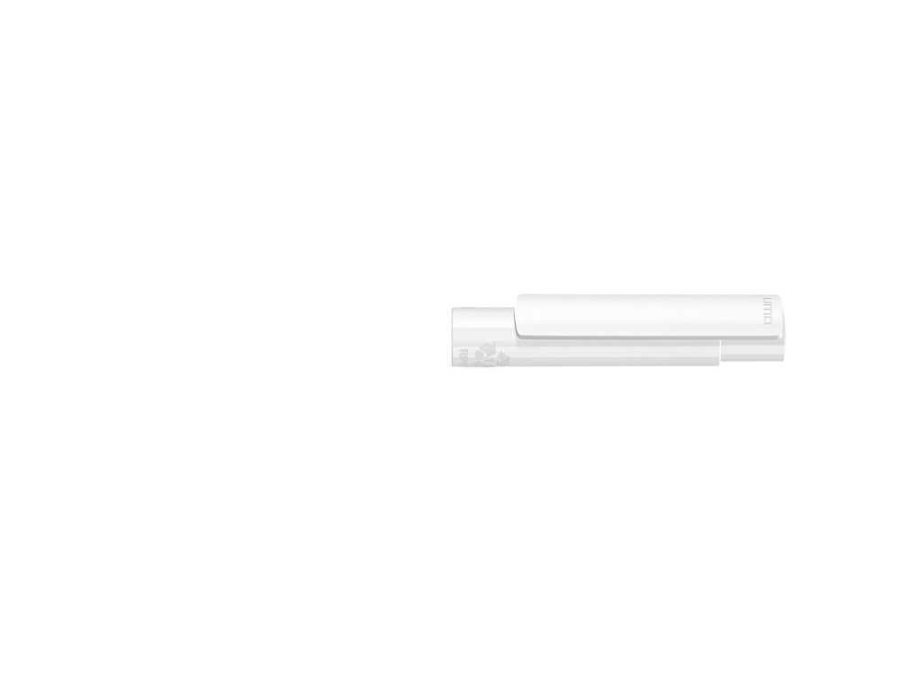 Капиллярная ручка в корпусе из переработанного материала rPET RECYCLED PET PEN PRO FL, белый с фиолетовыми чернилами